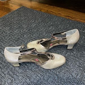 ROS HOMMERSON Silver Mary Jane shoes